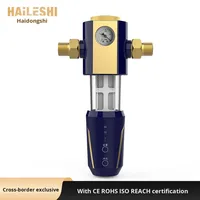 Pemurni Air Hailex Intelligent Pre-Filter Asli untuk Penggunaan Rumah Tangga, Sistem Backwash Air Keran, Filtrasi 40um, Laju Alir Besar