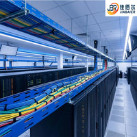 Bandeja Portacables Perforada de Acero Galvanizado, Sistema de Gestión de Cables para Cableado Eléctrico, Sistema de Soporte Industrial