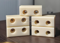 Pièces usinées CNC de haute précision sur mesure, bloc coulissant en plastique PA6 MC Nylon résistant à l'usure pour équipement de machines industrielles
