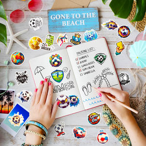 50PCS Football Star Sport Erling Haaland Autocollant - Product Image 6