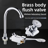 Robinet de lavabo moderne et minimaliste pour hôpital, mitigeur en cuivre massif, finition électrolytique, design Dragon Kinglions KL-45V1