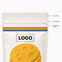 Sachet alimentaire souple thermoscellable en PET/VMPET/PA/PE pour aliments pour bébés, tortillas congelées, farine, gâteaux et burritos
