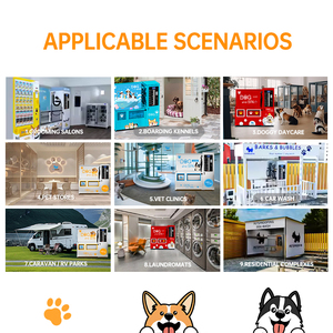 PETSPROOFING Nuova Invenzione Stazione di Lavaggio Self-Service per Cani e Gatti Macchina da Bagno Portatile e Automatica per la <span class=keywords><strong>Toelettatura</strong></span> di Cani e Gatti - Product Image 6