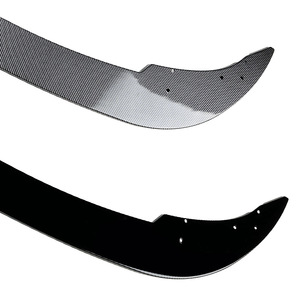 Amp-Z Front Bumper Lip <b>Splitter</b> Carbon Fiber Texture Matte Finish For BMW 5 Series F10 F11 M5 2011-2017 Tuning Style - Product Image 5