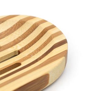 Custom LOGO Self Draining Bar <b>Soap</b> <b>Dish</b> Wooden <b>Soap</b> Saver Tray Holder for Kitchen - Product Image 5
