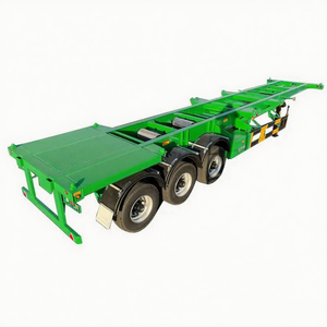 Hệ thống treo nâng cao, xe đầu kéo vận chuyển <span class=keywords><strong>container</strong></span> 40FT, khả năng tải trọng tăng cường lên 30 tấn, tính năng chính: Rơ moóc xe tải - Product Image 6