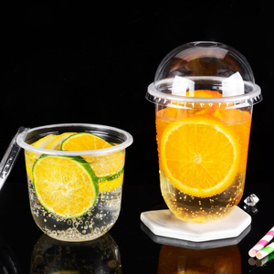 Gobelets en plastique jetables personnalisés de 360 ml en PET PP, avec couvercle en forme de U transparent, pour boissons froides, café glacé, jus, <span class=keywords><strong>bubble</strong></span> <span class=keywords><strong>tea</strong></span> - Product Image 5
