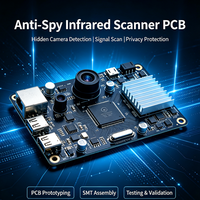 Détecteur de caméra espion cachée OEM ODM, carte PCB FR-4, scanner infrarouge, prototypage de carte mère, assemblage SMT, test ISO