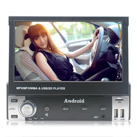 Autoradio Android HD 7 pouces simple DIN avec lecteur DVD, Bluetooth, navigation GPS intégrée et cartes gratuites – Vente en gros