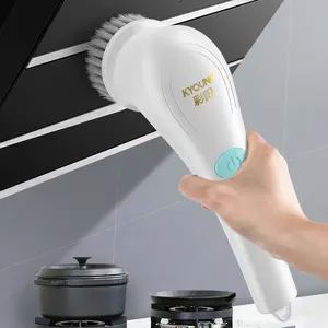 New Arrival không dây điện quay làm sạch bàn chải sàn Scrubber cho nhà vệ sinh cửa sổ phòng tắm cleanr bàn chải