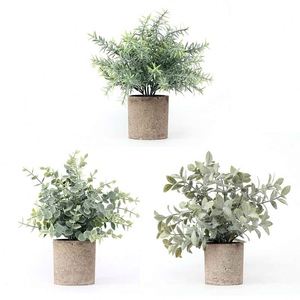 ต้นไม้ประดิษฐ์ในกระถาง ทำด้วยมือจากพลาสติก ขนาด 25x25 ซม. ของตกแต่งบนโต๊ะสำหรับบ้าน สวน โรงแรม ต้อนรับเปิดเทอม - Product Image 6