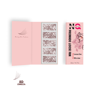 Extensions de cils personnalisées en soie naturelle, longues et douces, fabriquées à la main, synthétiques, véganes, sans cruauté, marque privée, par NQ Eyelash Factory - Product Image 3