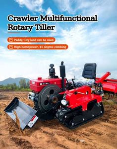 Cultivadora Rotativa Agrícola Mecánica de 25, 35 y 50 Caballos de Fuerza, Tipo Oruga, para Huertos, Invernaderos y Campos - Product Image 2