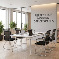 Mobilier de salle à manger Chaises de bureau en cuir PU Design incurvé à rayures colorées Dossier de soutien de la taille avec accoudoir Chaises de bureau