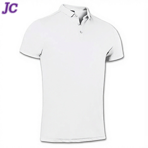 เสื้อเชิ้ตแขนสั้นผ้าถักระบายอากาศได้ดีสำหรับผู้ชายโจมา-โพลีเอสเตอร์ผสมผ้าฝ้ายขนาด 6XS-3XL - Product Image 1