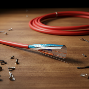 2코어 0.15mm 화재 경보기용 내화성/비차폐 300/500V 구리/CCA 전선 (산업용) - Product Image 2