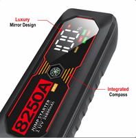 Arrancador de Coches y Motocicletas de Alta Potencia 8250A, Batería Portátil de 16000mAh con Linterna LED