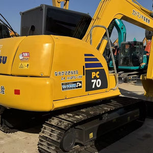 Mini Excavadora Usada en Excelentes Condiciones, Komatsu PC70, 7 Toneladas, Excavadora Hidráulica Compacta de Orugas en Venta, Pocas Horas de Trabajo - Product Image 1