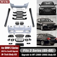 Kit de carrosserie pour BMW Série 3 E90 2005-2008, style sport M-Tech, pare-chocs avant et arrière, capot, kit de conversion, vente en gros