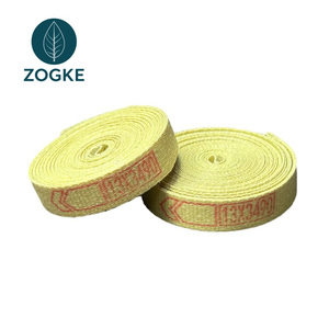Cinta de garnitura amarilla ignífuga de 25 mm x 3200 m, gasa de aramida y lino para máquina de liar cigarrillos MK8 MK9 - Product Image 5