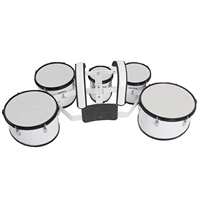 6 8 10 12 13 pouces Support en aluminium Instruments de percussion Contreplaqué Marching Snare Drum Set