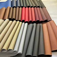 Cuir synthétique PVC en promotion, résistant aux rayures et à l'usure, pour sellerie automobile et tissus de canapé (direct usine)