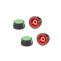 Bouton en caoutchouc usiné CNC sur mesure avec noyau en cuivre - Capuchon de potentiomètre pour soudeurs et interrupteurs