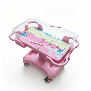 Culla Ospedaliera per <span class=keywords><strong>Neonati</strong></span> di Grado Medicale in ABS Stampato a Iniezione con Vasca Trasparente Sterilizzabile e Materasso Personalizzato - Product Image 6