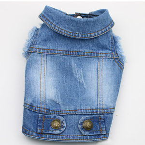 Nuevo diseño de chaleco vaquero para perros, suministros para mascotas, ropa vaquera para perros, diseñador de lujo, camiseta sin mangas para gatos, logotipo personalizado - Product Image 4