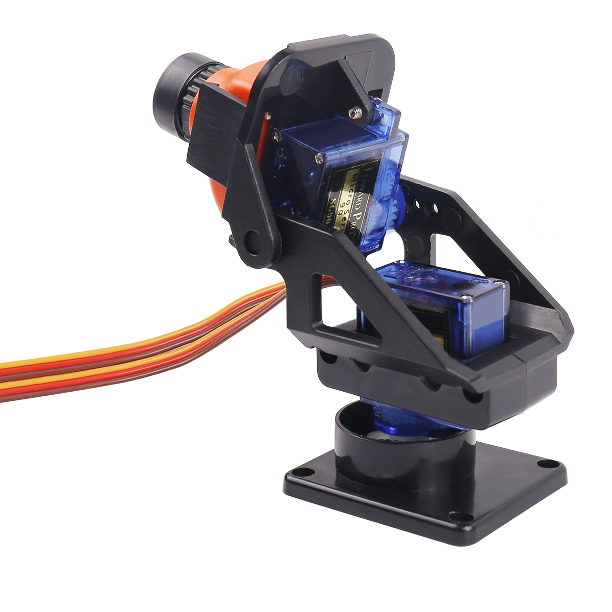 Mg90s SG90 9g Steering Gear Pan Tilt Dois Eixos PTZ Ultrasonic Aerial Model FPV Camera Suporte Acessórios