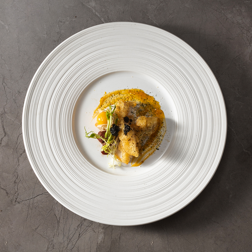 New High-end Wedding Dinner Five-star Hotel Matte White Porcelain Elegant  Design Porcelana Flat Dishes Plates for Restaurant| Alibaba.com, image size:990x990
