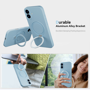 เคสโทรศัพท์นำเข้า IPhone16กันตกน้ำและกล้องกันตกตัวยึดแม่เหล็กแบบเรียบง่าย - Product Image 5