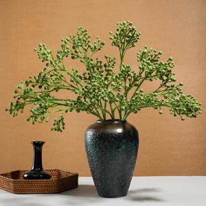 Ramo de Bayas Artificiales Yuexiang de 30cm-100cm, en Gris, Verde, Azul y Amarillo, Material Plástico para Arreglos Decorativos de Frutas - Product Image 3