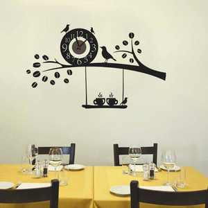 Promozionale autoadesivo della <span class=keywords><strong>parete</strong></span> commercio all'ingrosso orologio - Product Image 4