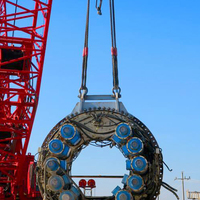Émerillon de levage marin robuste en acier forgé certifié DNV de type US, avec goupille de sécurité S6 en acier allié, pour ancrage et levage de quilles