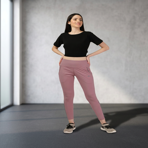 Pantalones Deportivos de Cintura Alta para Mujer, Ligeros, Elásticos, Transpirables, Ecológicos, Ideales para Entrenamiento y Actividades al Aire Libre en Invierno - Product Image 2