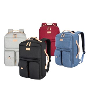 Kingsons Men's <b>Backpack</b> 20-35L <b>Lightweight</b> Multi Pocket Solid Color For Commuting Travel Hiking Outdoor Use - Product Image 4