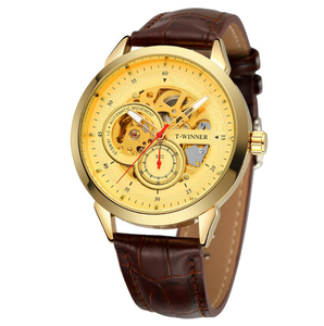 Relojes de pulsera clásicos de moda para hombres, estudiantes y niños, con punteros mecánicos, de la marca DFG19, para promoción de ventas al por mayor en oficinas y negocios. - Product Image 3