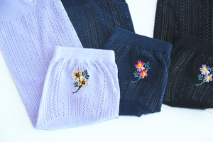 SHANXIN barato de color sólido flor patrón de <span class=keywords><strong>dos</strong></span> dedos de <span class=keywords><strong>los</strong></span> pies muy transpirable de malla de calcetín - Product Image 3