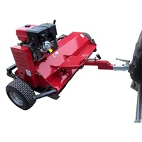 Tondeuse à fléaux et à barre de coupe pour ATV, tractée par quad, à essence, 15 CV, pour usage agricole