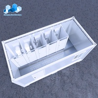 Zhongnan Détachable Personnaliser flatpack maison préfabriquée maison préfabriquée modulaire petite maison Maisons en conteneur de douche