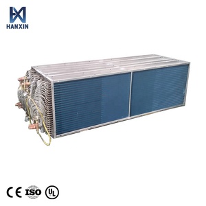 Intercambiador de Calor de Serpentín para Refrigeración HVAC Personalizado <span class=keywords><strong>con</strong></span> Aletas de Aluminio y Tubo de Acero Inoxidable para Unidad de Refrigeración de Aire Comercial - Product Image 1