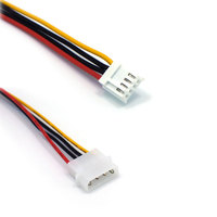 Cable de Alimentación Angitu Personalizado Molex/IDE de 4 Pines a Mini IDE de 4 Pines de 2.54mm, Cable de Alimentación Molex a Mini Floppy de 4 Pines