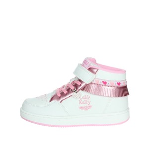 Sneakers Casual alte LKAA8096 schema di colori bianco/rosa - Product Image 1