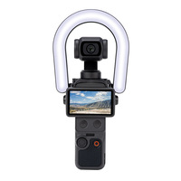 Lampe LED annulaire portable rechargeable pour vidéo, mini lampe de photographie pour selfie, accessoires pour caméra d'action pour Osmo Pocket 4