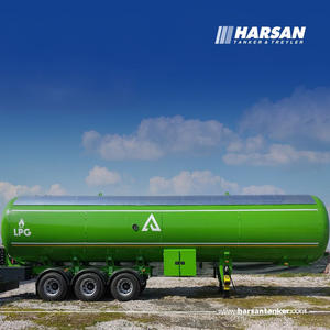 Semi-remorque de transport de GPL de 60 m3, capacité de 28,5 tonnes, citerne à gaz de pétrole liquéfié certifiée ASME AD2000, camion de livraison - Product Image 3