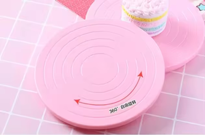 5.5inch Cookie Decorating Turn Table - Mini <strong>Spinning</strong> <strong>Cake</strong> Decorating <strong>Stand</strong> 360 Degree Revolving Suger Cookie Swivel <strong>Stand</strong> - Product Image 3