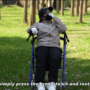 2025 הנמכר ביותר <span class=keywords><strong>4</strong></span> גלגל rollator גלגל עם מושב לקשישים וקשישים - Product Image 5