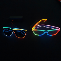 Venta Directa de Fábrica, Gafas LED para Fiesta de Halloween |   Multicolor y Multistilo, 3 Modos, Alto Brillo