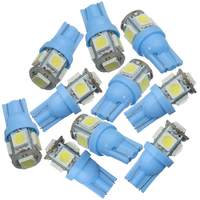 Neue 12V T10 LED-Glühbirne W5W 194 168 5SMD 5050 Superhelle Blaue Autobeleuchtung für Innenraum, Dachhimmel, Karte und Nummernschild